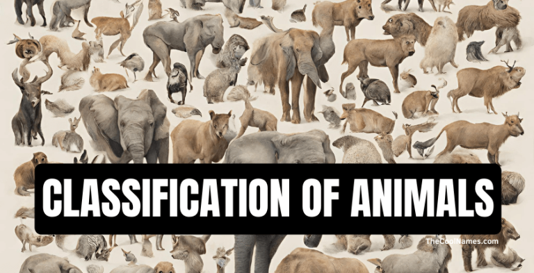138 Animal Names In English And Classification [A-Z List]