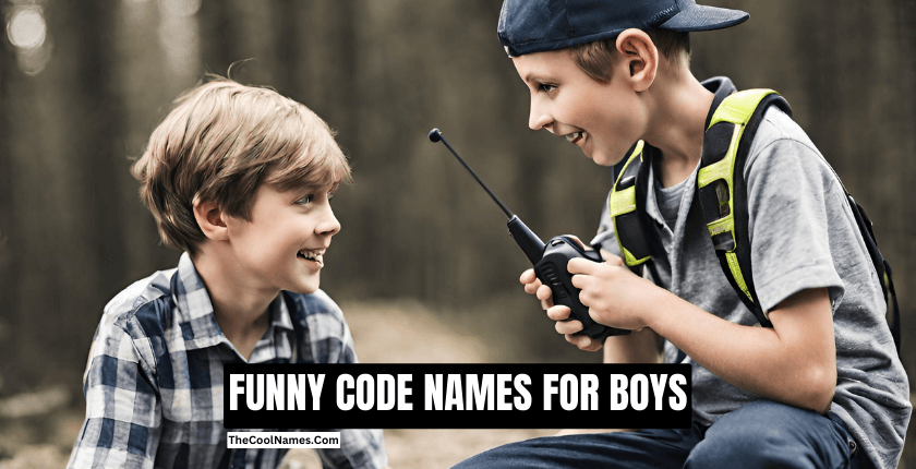 FUNNY CODE NAMES FOR BOYS 1