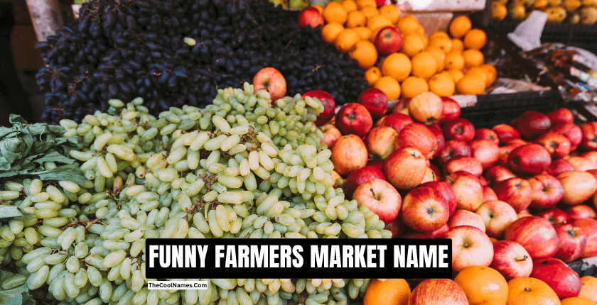 FUNNY FARMERS MARKET NAME 1