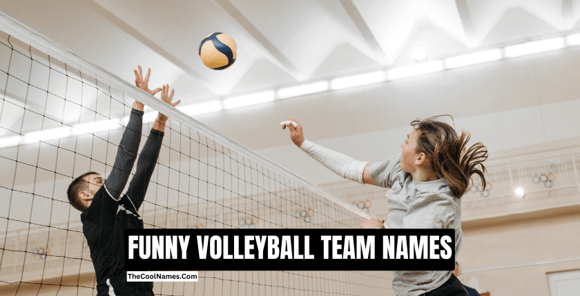FUNNY VOLLEYBALL TEAM NAMES