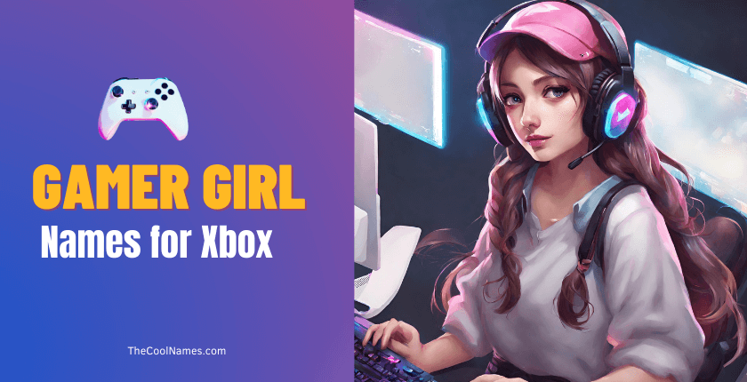 GamerGirl Names Ideas for Xbox