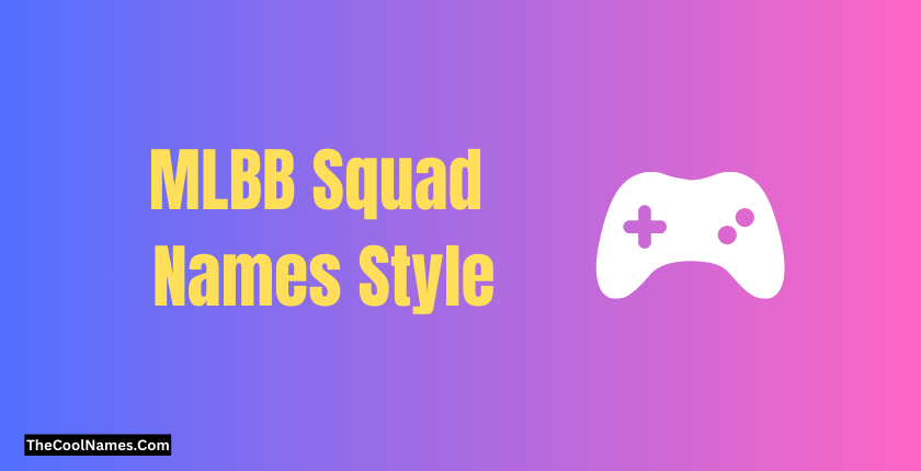 MLBB Squad Names Style 1