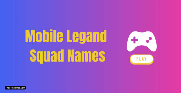 3 letter squad names for ml funny