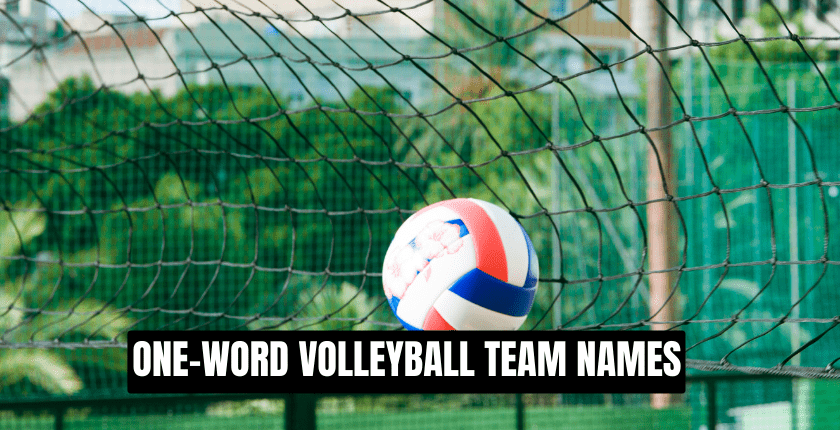 ONE WORD VOLLEYBALL TEAM NAMES