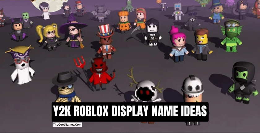 Y2K ROBLOX DISPLAY NAME IDEAS