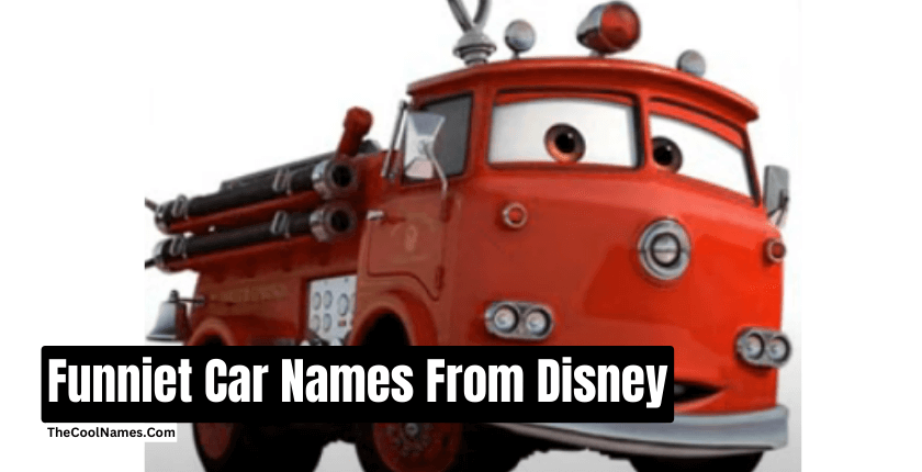 Funniest Car Names From Disney 1