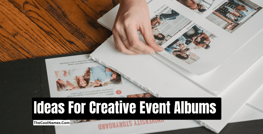 Ideas For Creative Event Albums 1