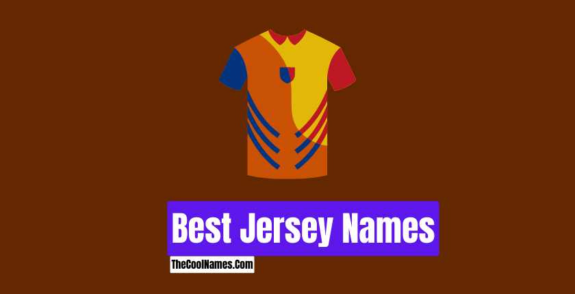 Best Jersey Names
