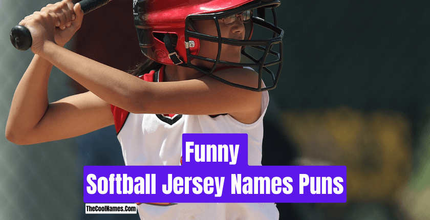 Funny Softball Jersey Names Puns