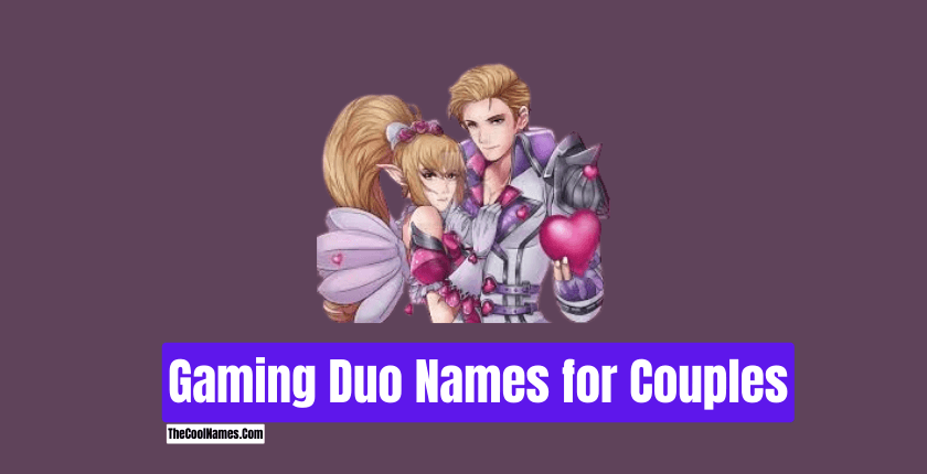 Gaming Duo Names for Couples