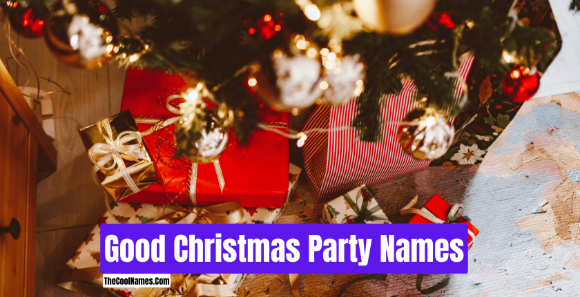 Good Christmas Party Names