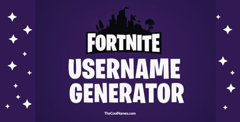 Fortnite Username Generator