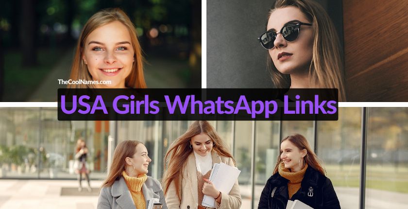 USA Girls WhatsApp Group Links