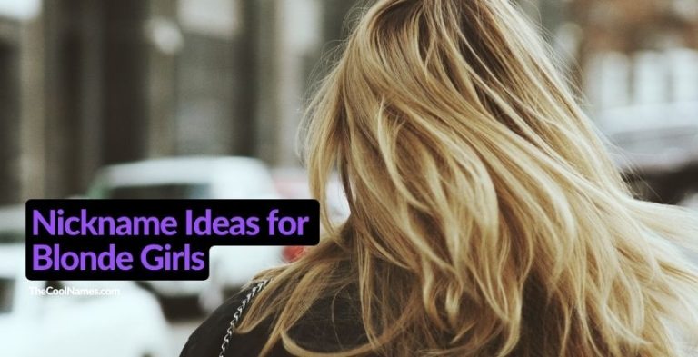 Nicknames for Blonde Girls
